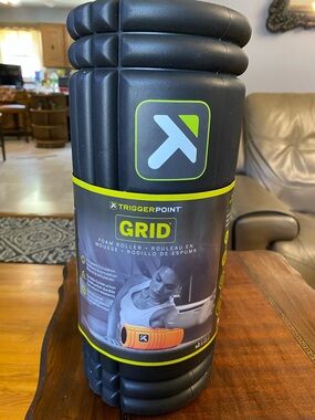 New! TriggerPoint GRID Foam Roller - Black with Lime Accents